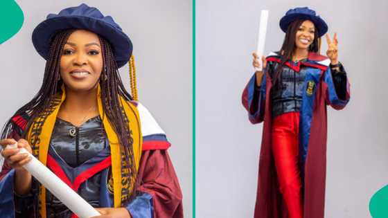 UNILORIN: Mum of 3 bags PhD in computer science, says she had 2 pregnancies in between