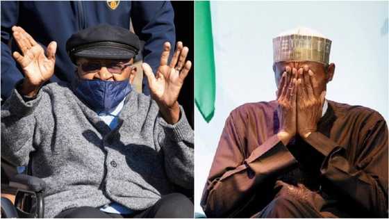 Buhari mourns Desmond Tutu, sends emotional condolence message