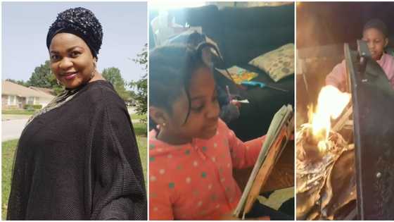 Texas power outage: Actress Mistura Asunranmu, kids burn papers on grill in living room to stay warm
