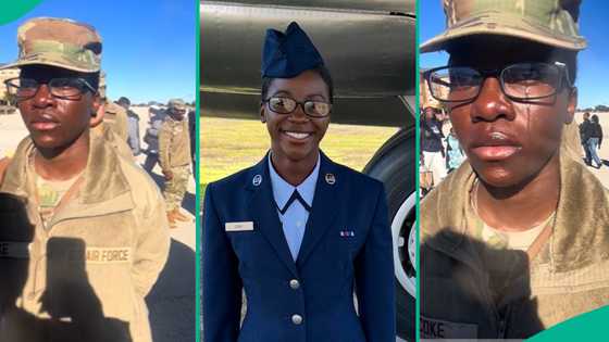 Mother emotional as her daughter becomes American Air Force officer, many react