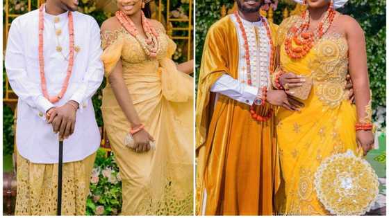 Igbo traditional wedding attire ideas for bride and groom