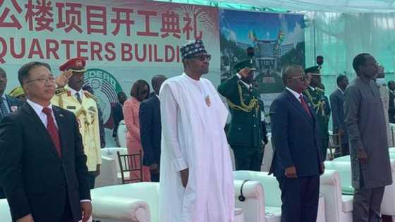 President Buhari lays foundation for new ECOWAS headquarters complex in Abuja, aide shares video