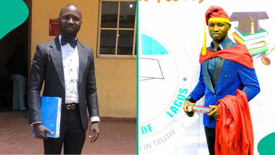 UNILAG graduate bags bachelor's degree in Economics, says he was told he won't make it in life