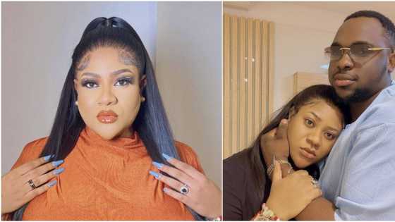 "Hold the one wey you get": Actress Nkechi Blessing drops relationship advice, flaunts her young lover