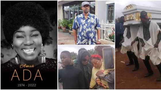 “Its a wrap for Ada Ameh”: Charles Inojie says in emotional video shared online from the actress’ final burial