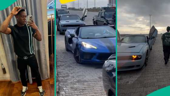 Nigerian man crashes over N100m Corvette Stingray car during race, begs for help online