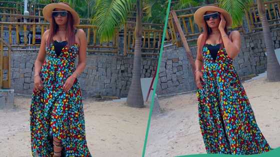 "If elegance was human": Fans react to stunning outfit rocked by May Edochie to church, pics trend