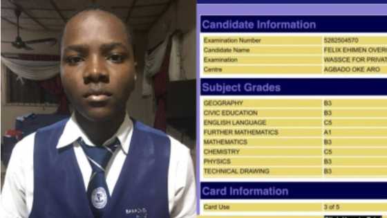 Brilliant boy with sharp brain scores 300 in JAMB, 1 A and 5 Bs in WAEC, excellent results attract attention