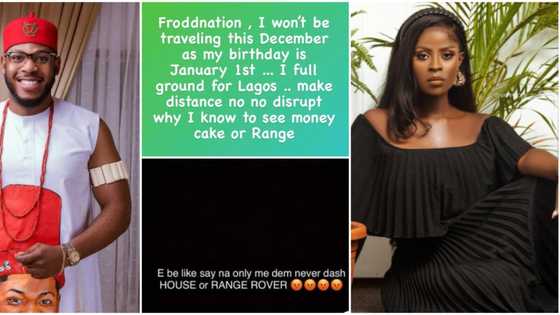 Frodd and Khloe react to fans' gifts to fellow BBNaija stars, demand for their own house and car