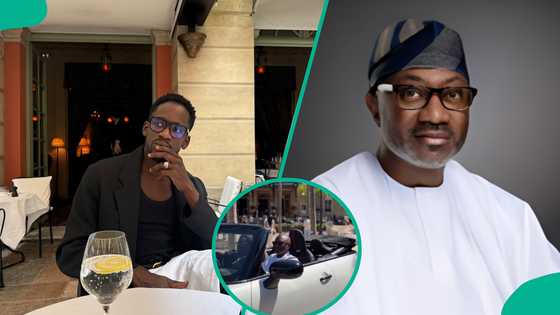 Moment Mr Eazi labeled father-in-law Femi Otedola as his driver, gets many talking
