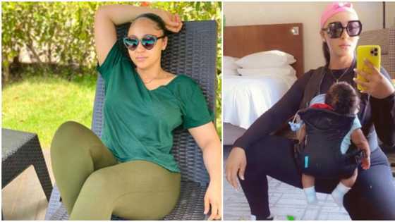 Snapback: Rosy Meurer shows off banging body as she celebrates son, King Churchill, at 3 months