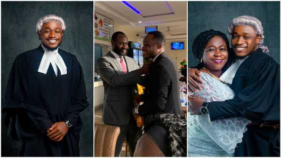 "Proof of his love & grace": Nigerian man bags first class despite losing dad, grandma days before final exams