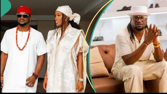 Paul Okoye floods net with beautiful moments from his traditional wedding to Ivy, celebrities react