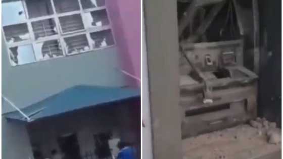 Karancin Naira: Irin barnar da fusatattun matasa suka yi Banki a Ibadan