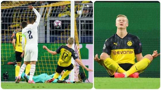 Man United's target Haaland scores brace as Borussia Dortmund beat PSG in tough UCL clash