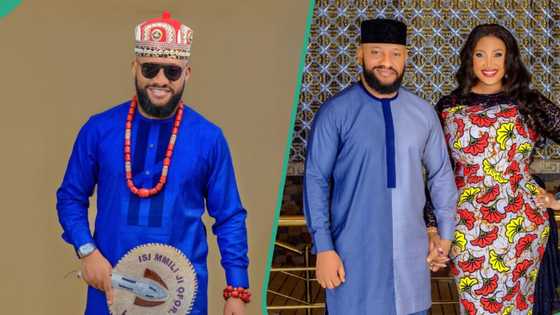 Yul Edochie celebrates Judy Austin on International Women's Day, netizens react: "Shame on you"