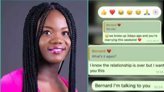 Just 3 days after breaking up, lady finds out her ex was getting married to another girl, chats leak