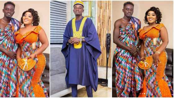 “Money sweet”: Lil Win shares first photos, video from traditional wedding with his baby mama; fans react