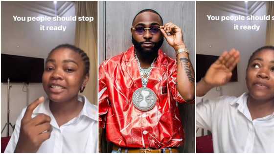 Davido’s new ‘daughter’ Okoli reacts to those blasting her for changing her name to Adeleke