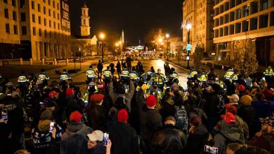 Police arrest dozens of President Trump's supporters ahead of Washington rally