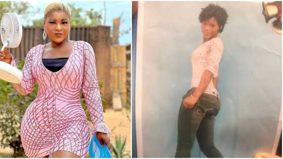 You still dey enter eye: Reactions as Destiny Etiko shares throwback photo of her as a first year student