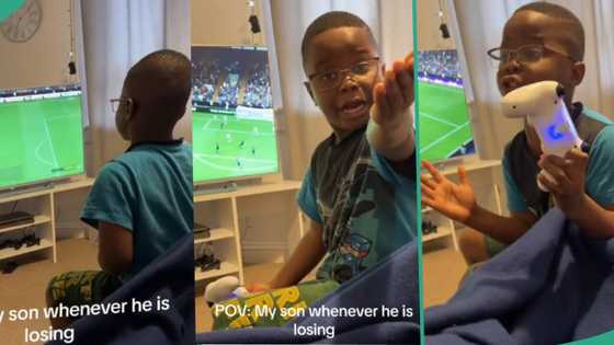 Boy losing 11-0 in FIFA video game bursts into tears as his mum laughs at him, clip amuses people