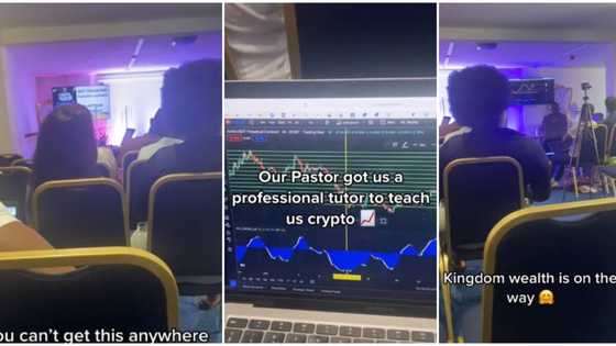 Crypto in chuch: Pastor gets tutor to train members on crypto in church, video stirs reactions on social media