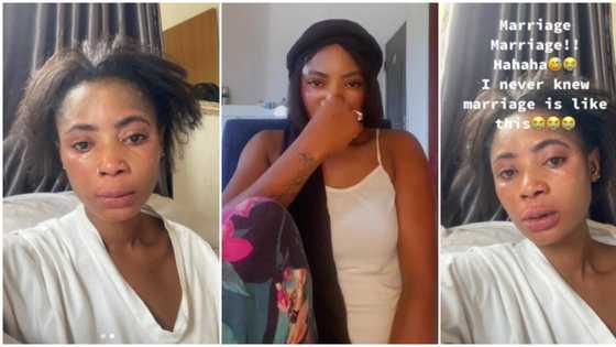 "I never knew marriage was like this": Nigerian woman sheds tears, says she will never get married again