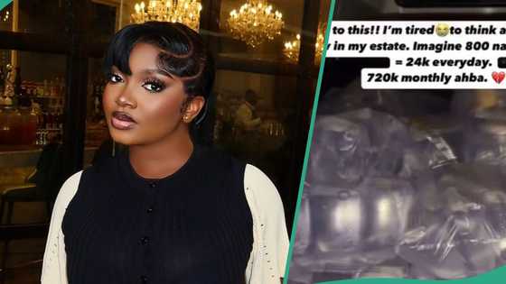 Papaya Ex laments after using N720k pure water monthly, fans kick: "They tie you down for there?"