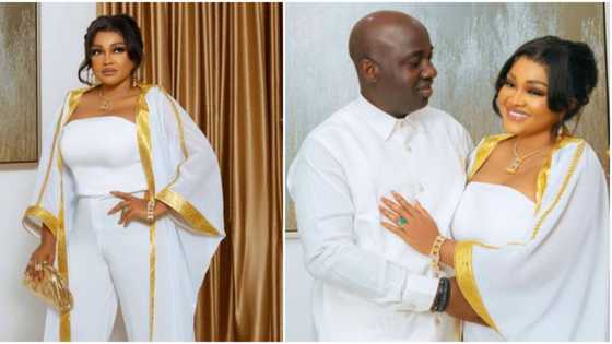 "Agbeke aya D owner": Mercy Aigbe's husband Adekaz gushes over her beauty in new photos