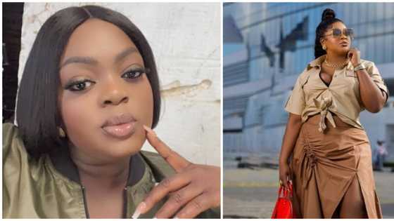 Nollywood actress Eniola Badmus celebrates new month in chic monochrome ensemble