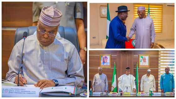 Rikicin PDP: Atiku Abubakar Ya Sa Labule da Wasu Gwamnoni 7 a Abuja, Sahihan Bayanai Sun Fito