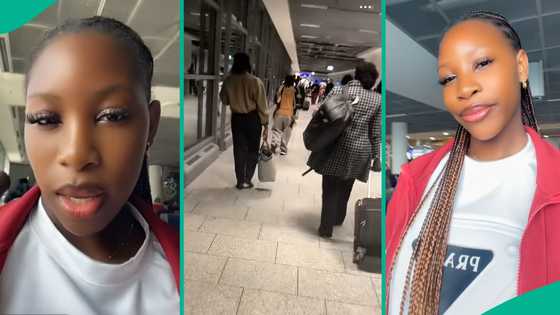 Nigerian lady based in Onitsha posts moment she relocated to Canada, celebrates in video