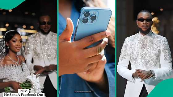 "So sweet": Nigerian lady marries man who messaged her on Facebook in 2017, love story trends
