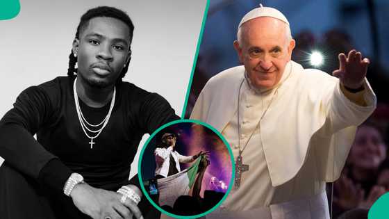 Pope Francis: Singer Joeboy in Rome, pays respect to late world religious leader, video trends