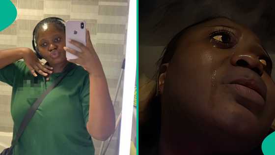Nigerian lady in UK weeps on road after missing bus at night, video touches people's hearts