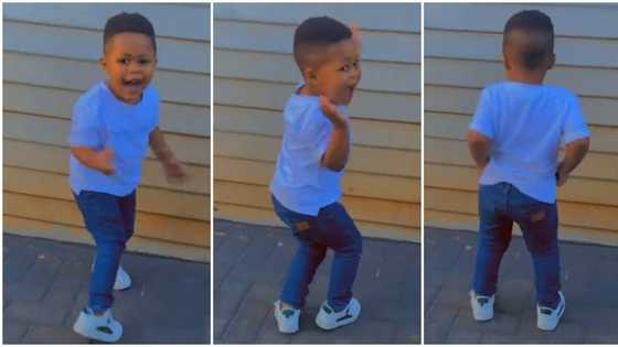 "Little man": Handsome boy in blue jeans dances with his waist, video of his funny moves goes viral on TikTok