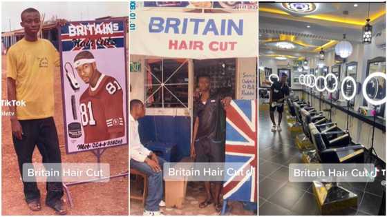"Total transformation": Throwback photos of barber who started small amaze many, he opens bigger salon