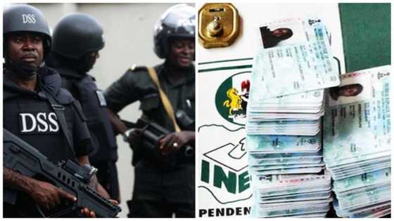 BREAKING: Tension as fake DSS officers arrested at election materials warehouse, details emerge