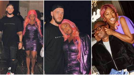 Femi Otedola now has 2 weddings to plan, as Cuppy's Oyinbo lover comments on their relationship, shares pics