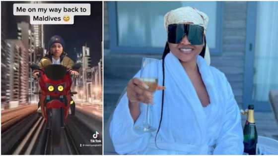 “Murife don’t run”: Mercy Aigbe laments naira scarcity, vows to return to Maldives in funny video, fans react