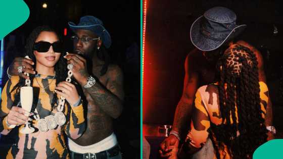 Burna Boy, Chloe Bailey go clubbing in Lagos, she rocks singer’s Odogwu diamond chain: “Sis is gone”
