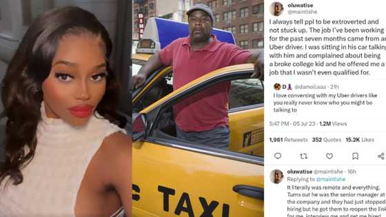 "It happened within one week": Nigerian lady gets big job from her taxi driver who is a company manager