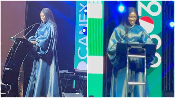 “The queen is back”: Genevieve Nnaji makes her first public appearance after going awol for months