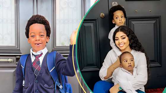 Regina Daniels speaks on her children’ safety as she begs school to look after them amid her absence