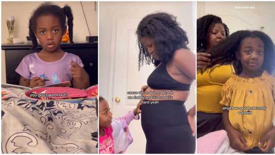 "How did the baby appear in your belly?" 5-year-old girl asks her pregnant mum in viral video