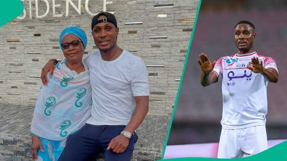 Ighalo throws lavish party in Lekki mansion to celebrate his mom 80th birthday