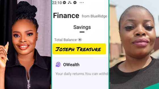 Lady using Opay Safebox shows interest she earned after she didn’t withdraw her savings for months
