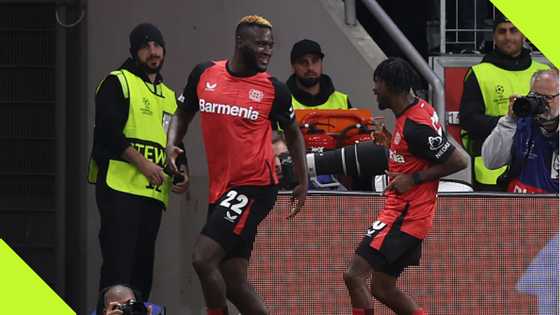 Victor Boniface scores first Champions League goal against Samuel Chukwueze's AC Milan