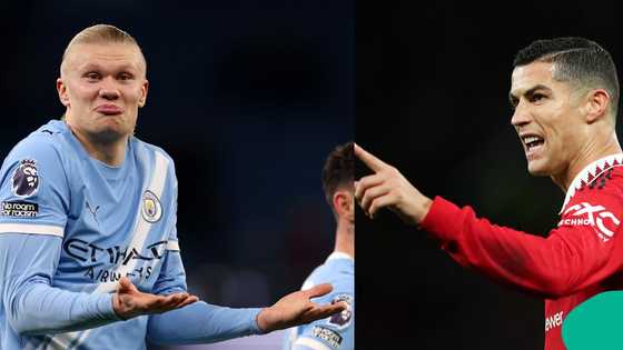 Erling Haaland breaks Cristiano Ronaldo’s record as Manchester City send title warning to Arsenal